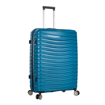 Troler mare Snowball SW43803, polipropilena, cifru TSA, 4 roti duble, 77 cm, albastru - Img 14