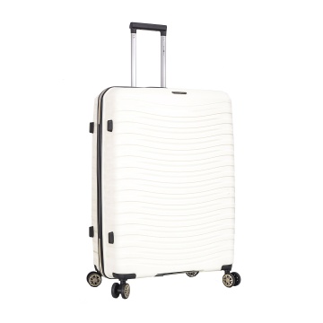 Troler mare Snowball SW43803, polipropilena, cifru TSA, 4 roti duble, 77 cm, alb - Img 7