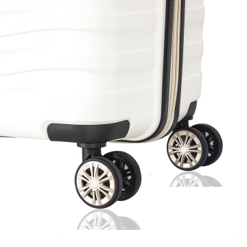 Troler mare Snowball SW43803, polipropilena, cifru TSA, 4 roti duble, 77 cm, alb - Img 17