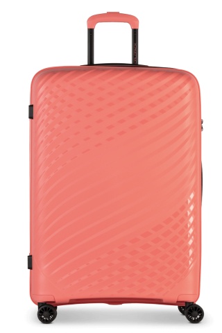 Troler Mare Worldpack MAUI, F10520, 75 cm, Polipropilenă, Cifru TSA, 4 Roți Duble 360°, Coral - Img 5