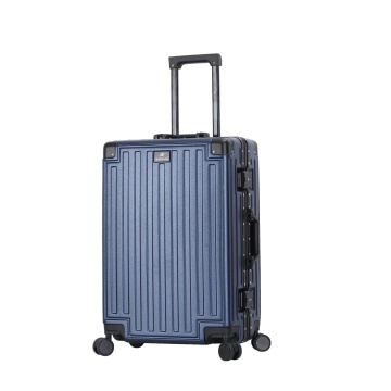 Troler Mediu 65x44x26 cm, ABS, Închidere Clapetă, Cifru, Madisson, SW66503, Bleumarin