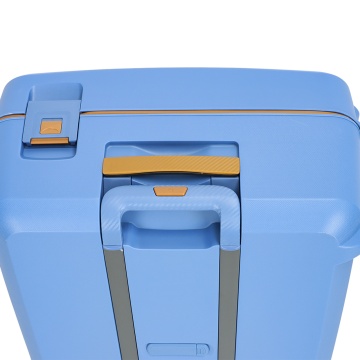 Troler Mediu 68x47x26 cm Snowball, 100% Polipropilenă, Închidere Clapetă, SW57203, Albastru - Img 13