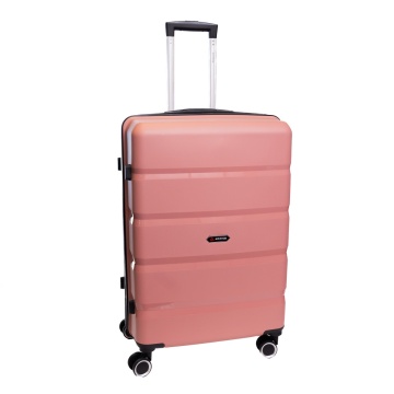 Troler mediu Aventor AV102, bagaj de cala, 62.5x40.5x25 cm, polipropilena, cifru TSA, 4 roti duble 360°, rose - Img 11