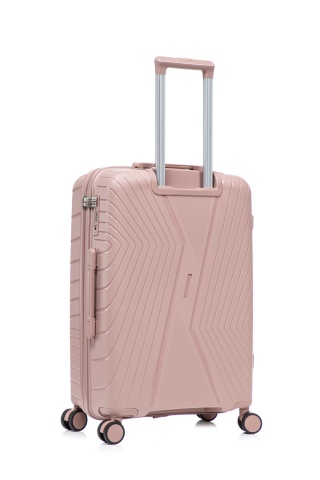Troler mediu Aventor AV105, 65x44x25.5 cm, polipropilena, bagaj de cala, cifru TSA, rose - Img 15