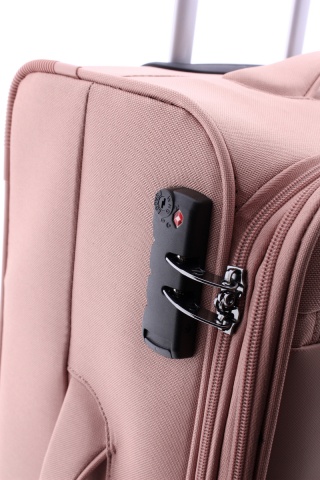 Troler Mediu, Extensibil, 4 Roti Duble, Nylon, Gladiator, Arctic, MG 3711 - 66 cm, Rose - Img 11