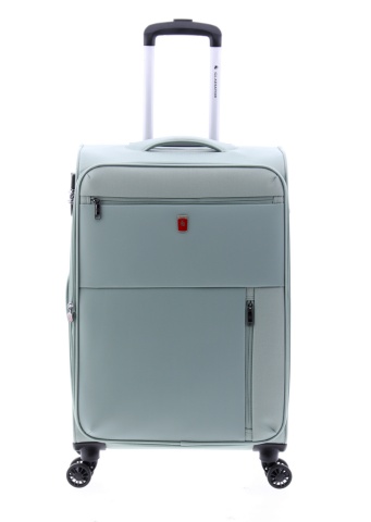 Troler Mediu, Extensibil, 4 Roti Duble, Nylon, Gladiator, Arctic, MG 3711 - 66 cm, Verde - Img 7