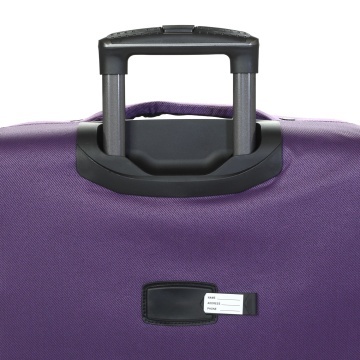 Troler Mediu Extensibil 68x41x30 cm Diplomat, Poliester, Cifru, ZC208, Mov - Img 5