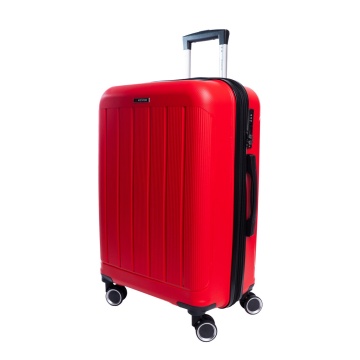 Troler mediu extensibil Aventor AV101, 65.5x43.5x26 cm, polipropilena, bagaj de cala, fermoar antifurt, +20% capacitate, cifru TSA, rosu - Img 10