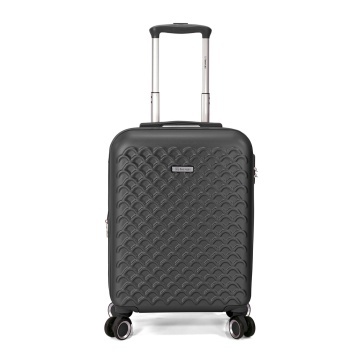 Troler mediu extensibil Benzi BZ 5823, ABS, 65x40x24 cm, bagaj de cala, cifru, 4 roți 360°, negru