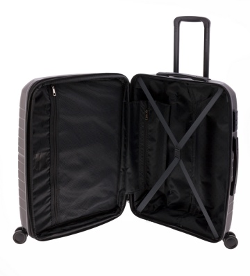 Troler Mediu Extensibil Gladiator Kick Off MG 3411, Polipropilena, 4 Roti Duble, 67 cm, Antracit - Img 3