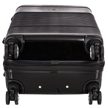 Troler mediu extensibil Lee Cooper LC32203, policarbonat, 4 roti duble, cifru, 67 cm, negru - Img 12