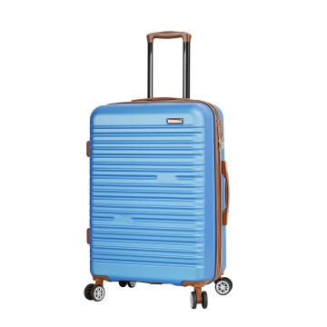 Troler mediu extensibil Madisson SW33803, ABS, cifru, 4 roti duble, 67 cm, albastru