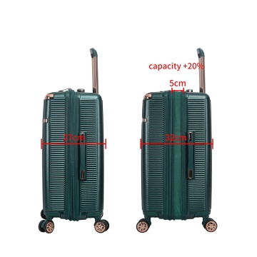 Troler mediu extensibil Snowball SW44303, fermoar antifurt, 67 cm, policarbonat rezistent, cifru TSA, verde inchis, RESIGILAT - Img 10