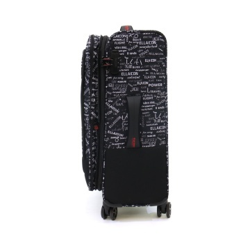 Troler Mediu Poliester 4 Roti Duble Ella Icon Urban Textil 2595 - 69 cm - Img 4