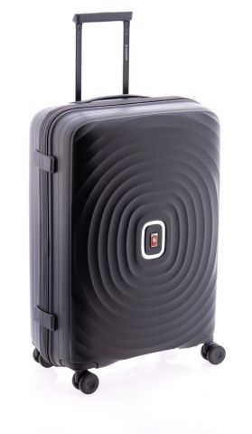 Troler Mediu Polipropilena 4 Roti Duble Cifru TSA Gladiator Ocean MG 4211 - 67 cm Negru - Img 9