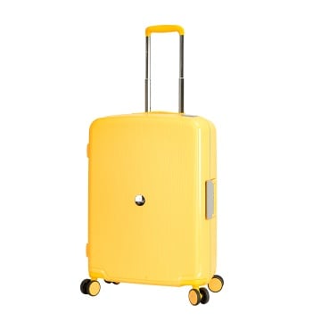 Troler Mediu Snowball, Inchidere cu Clapeta, Polipropilena, Cifru TSA, SW37103, 67 cm, Galben - Img 5