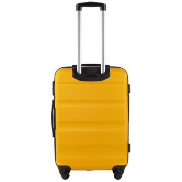 Troler Mediu WINGS ABS 4 Roti AT01- 66 cm Galben Mustar - Img 6