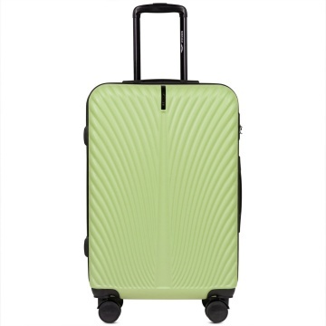 Troler mediu Wings Swan, ABS, 4 roti, cifru, 65.5 cm, verde - Img 3