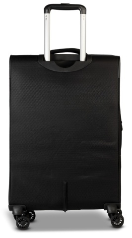 Troler mediu Worldpack Bern F10508, 68x42x27 cm, bagaj de cală, poliester, cifru TSA, 4 roți duble, negru - Img 6