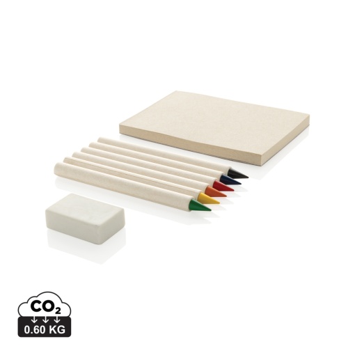 Set Micki Infinity GRS cu 6 creioane colorate și carnet