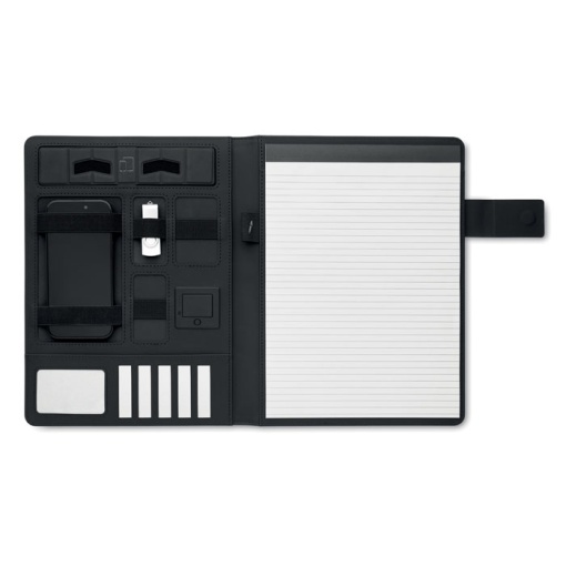 Mapă de conferință A4 cu încărcător wireless