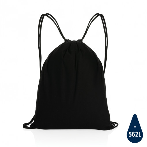 Rucsac cu șnur din bumbac reciclat Impact AWARE™ 145 g