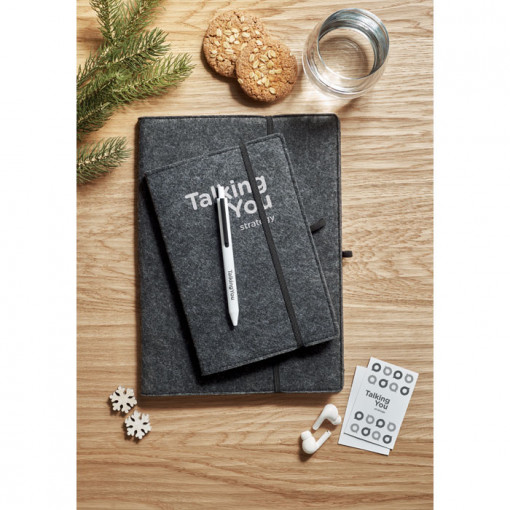 Notebook A5 RPET pâslă