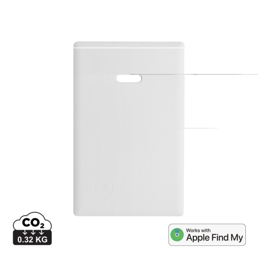 Findcard, card de identificare pentru obiecte, fabricat din plastic reciclat RCS
