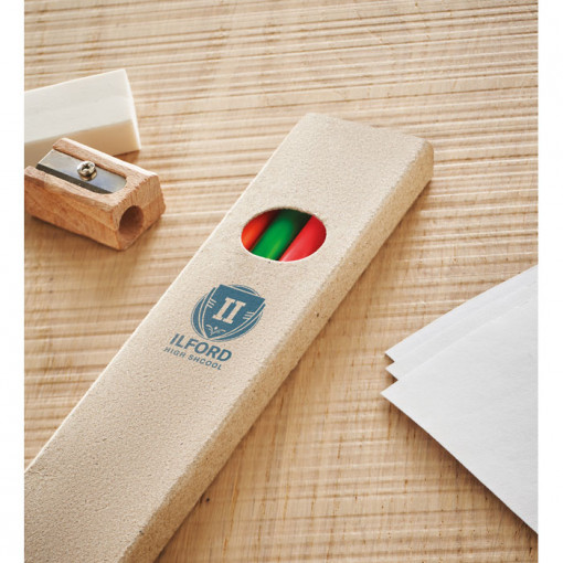 4 creioane tip marker în cutie