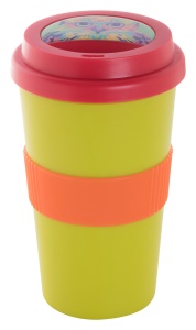 Cană termoizolantă personalizată, capac - Img 3