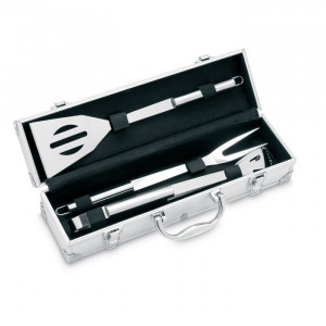 Cutie aluminiu cu accesorii grătar - Img 1