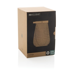 Lampă de masă reîncărcabilă prin USB Aurora RCS din plastic reciclat - Img 14