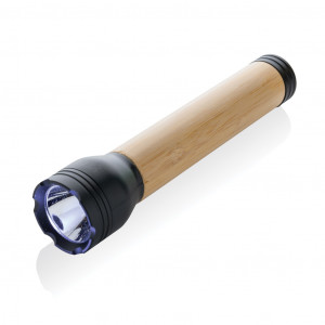 Lanterna Lucid 5W RCS din plastic reciclat și bambus - Img 2