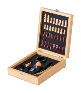 Set de vin cu joc de șah