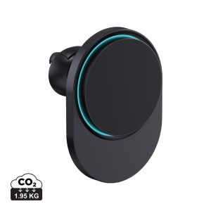 Suport auto PowerCruze RCS din plastic reciclat, cu încărcare magnetică de 15W