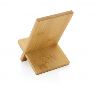 Suport pentru telefon din bambus FSC® în cutie kraft FSC® - Img 4