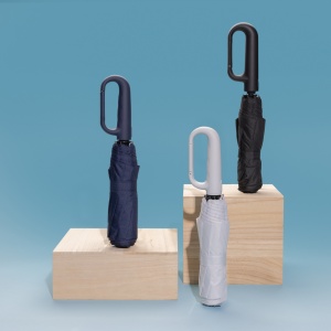 Umbrelă de culoare solidă Yara AWARE™ RPET de 21 inchi cu carabină - Img 7