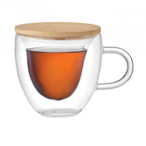 Cană borosilicată cu perete dublu - Img 3