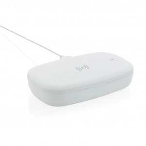 Cutie sterilizatoare UV-C cu încărcător wireless de 5W