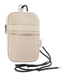 Geantă pentru telefon mobil, crossbody, din pânză reciclată - Img 2