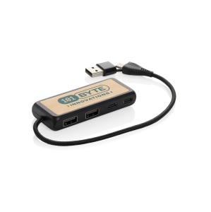 Hub USB 2.0 USB cu conector de intrare dublă - Img 6