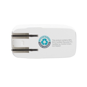 Încărcător de călătorie TravelCharge Pro din plastic reciclat RCS cu USB-C - Img 7