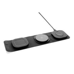 Încărcător wireless de voiaj Swiss Peak RCS rplastic 3 în 1 - Img 2