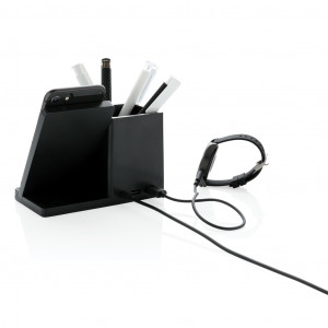 Încărcător wireless Ontario FSC® și RCS din plastic reciclat de 10 W - Img 7