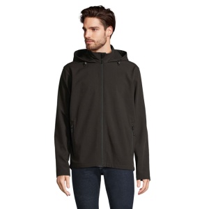 Jachetă cu glugă softshell SOL'S RACE HOODED
