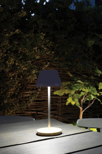 Lampă de masă din plastic reciclat Pure Glow RCS, reîncărcabilă prin usb - Img 8