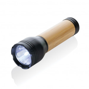 Lanterna Lucid 3W RCS din plastic reciclat și bambus - Img 2