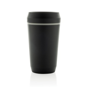 Pahar reutilizabil Topl din plastic reciclat, cu capac patentat 360°, 354 ml - Img 4