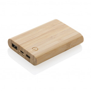 Powerbank de 5.000 mAh din bambus certificat FSC® - Img 7