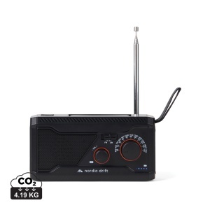Radio multifuncțional Nordic Drift Titan IPX4, baterie 4000 mAh